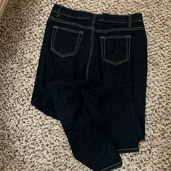 Zenobia Dark Wash Denim Jeans Size XL 💰 - Picture 3 of 3